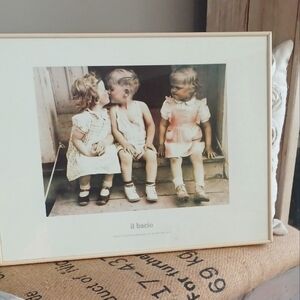 Vintage 'Il Bacio' Framed Art Print 1947